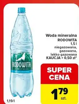 Globi Woda delikatnie gazowana Rodowita Z Roztocza oferta