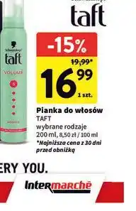 Intermarche Schwarzkopf Taft Pianka do włosów oferta
