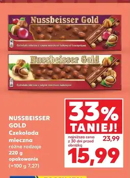 Kaufland Czekolada Nussbeisser oferta