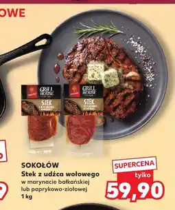 Kaufland Stek z udźca wołowego Sokołów oferta