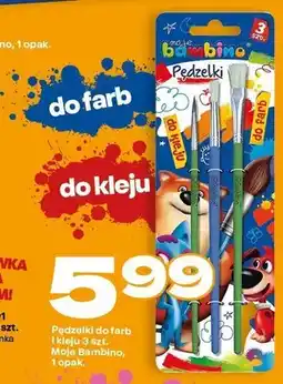 Twój Market Pędzelki do farb i kleju Moje Bambino oferta