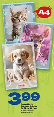 Twój Market Zeszyt Herlitz Standard Animals A4 32 kartki oferta