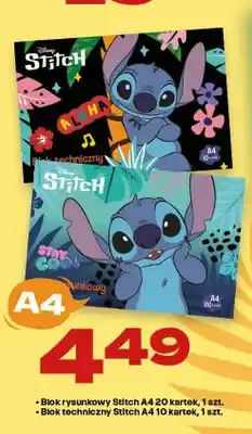 Twój Market Blok rysunkowy Stitch A4 20 kartek oferta