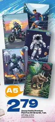 Twój Market Zeszyt Herlitz Premium Pixel Fun A5 32 kartki oferta