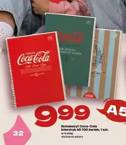 Twój Market Kołozeszyt Coca-Cola Interdruk A5 100 kartek oferta