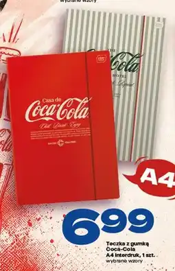 Twój Market Teczka z gumką A4 Interdruk Coca-Cola oferta