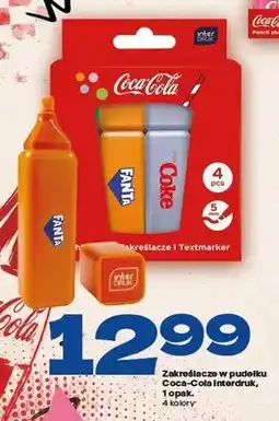 Twój Market Zakreślacze w pudełku Coca-Cola Interdruk 4-pak oferta