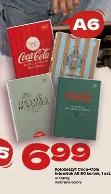 Twój Market Kołozeszyt Coca-Cola Interdruk A6 80 kartek oferta