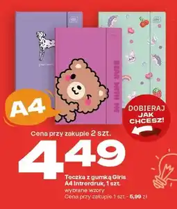 Twój Market Teczka z gumką Girls A4 Interdruk oferta