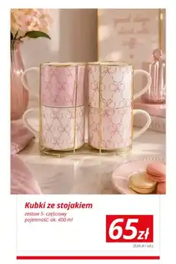 KiK Zestaw kubków ze stojakiem 5-częściowy oferta