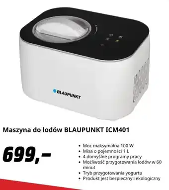 Maszyna do lodów Blaupunkt ICM401