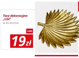 KiK Taca dekoracyjna Liść ok. 20x18x2,5 cm oferta