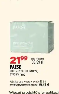 Drogerie Natura Puder sypki do twarzy Paese ryżowy oferta