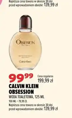 Drogerie Natura Woda toaletowa Calvin Klein Obsession oferta