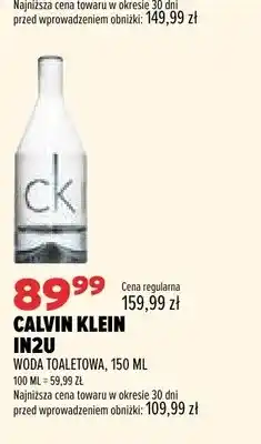 Drogerie Natura Woda toaletowa Calvin Klein In2U oferta