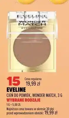 Drogerie Natura Cień do powiek Eveline Wonder Match oferta