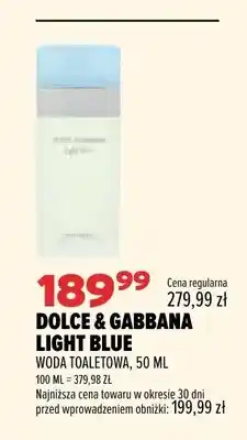 Drogerie Natura Woda toaletowa Dolce & Gabbana Light Blue oferta