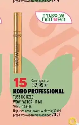 Drogerie Natura Tusz do rzęs Kobo Professional Wow Factor oferta
