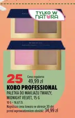 Drogerie Natura Paletka do makijażu twarzy Kobo Professional Midnight Velvet oferta