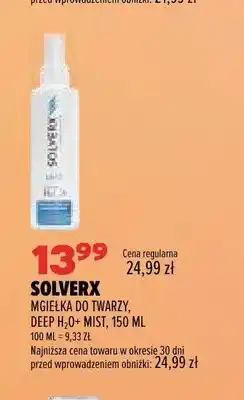 Drogerie Natura Mgiełka do twarzy Solverx Deep H2O+ Mist oferta
