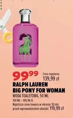 Drogerie Natura Woda toaletowa Ralph Lauren Big Pony for Woman oferta