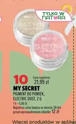 Drogerie Natura Pigment do powiek My Secret Electric Dust oferta