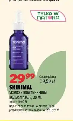 Drogerie Natura Skoncentrowane serum rozjaśniające Skinimal oferta