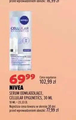 Drogerie Natura Serum odmładzające Nivea Cellular Epigenetics oferta