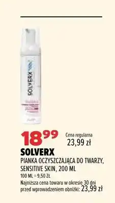 Drogerie Natura Pianka oczyszczająca do twarzy Solverx Sensitive Skin oferta