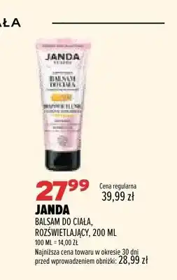Drogerie Natura Balsam do ciała Janda rozświetlający oferta