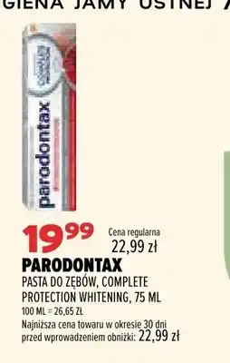 Drogerie Natura Pasta do zębów Parodontax Complete Protection Whitening oferta