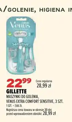 Drogerie Natura Maszynki do golenia Gillette Venus Extra Comfort Sensitive oferta