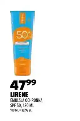 Drogerie Natura Emulsja ochronna Lirene SPF 50 oferta