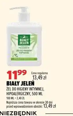Drogerie Natura Żel do higieny intymnej Biały Jeleń Hipoalergiczny oferta