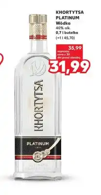 Kaufland Wódka Khortytsa Platinum oferta
