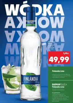 Kaufland Wódka smakowa Finlandia Lime oferta