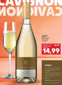 Kaufland Wino musujące białe wytrawne Cavignon Bubbles Demi Sec oferta
