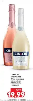 Kaufland Wino musujące CIN&CIN Spumante Rose oferta