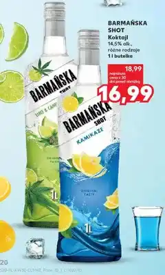 Kaufland Likier Barmańska Shot Kamikaze oferta