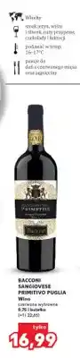 Kaufland Wino Bacconi Sangiovese Primitivo Puglia oferta