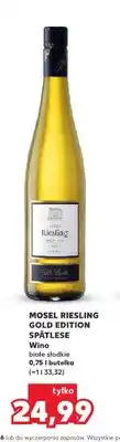 Kaufland Wino białe słodkie Mosel Riesling Gold Edition Spätlese oferta