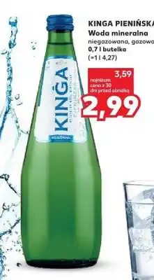 Kaufland Woda mineralna niegazowana Kinga Pienińska oferta