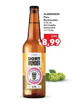 Kaufland Piwo Alebrowar Dortmunder oferta