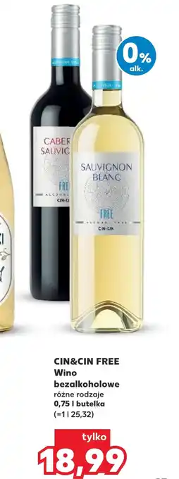 Kaufland Wino bezalkoholowe Cin&Cin oferta