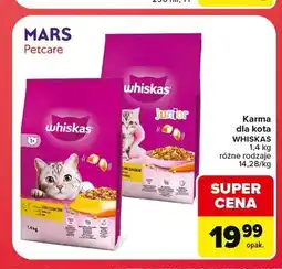 Carrefour Karma dla kota Whiskas 1+ oferta