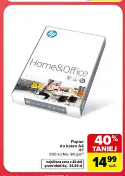 Carrefour Papier do ksero A4 HP oferta