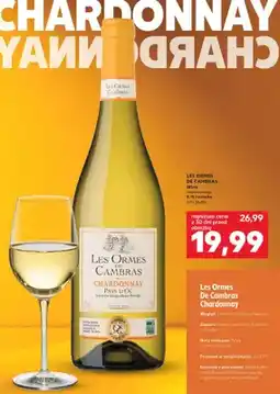 Kaufland Wino białe Les Ormes De Cambras Chardonnay oferta