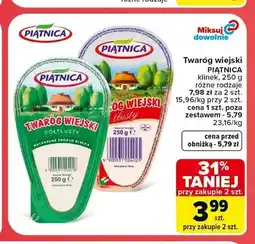 Carrefour Twaróg wiejski półtłusty Piątnica klinek oferta