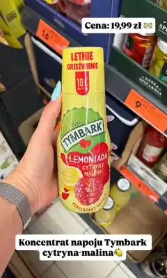 Biedronka Koncentrat napoju Tymbark Lemoniada cytryna-malina oferta