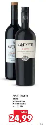 Kaufland Wino Martinetti oferta